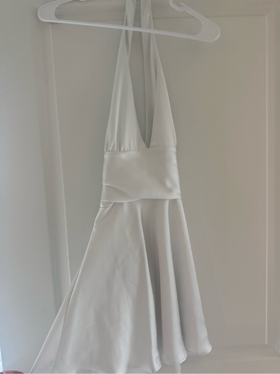 Zara Dresses & Skirts - New Zara Halter Satin Fit-and-Flare Dress